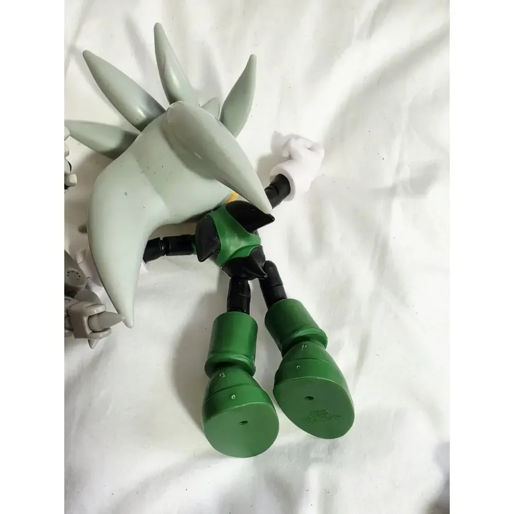 Silver Sonic Figure Jakks DC Sonic Hedgehog Power Vs Speed Pack Green Lantern